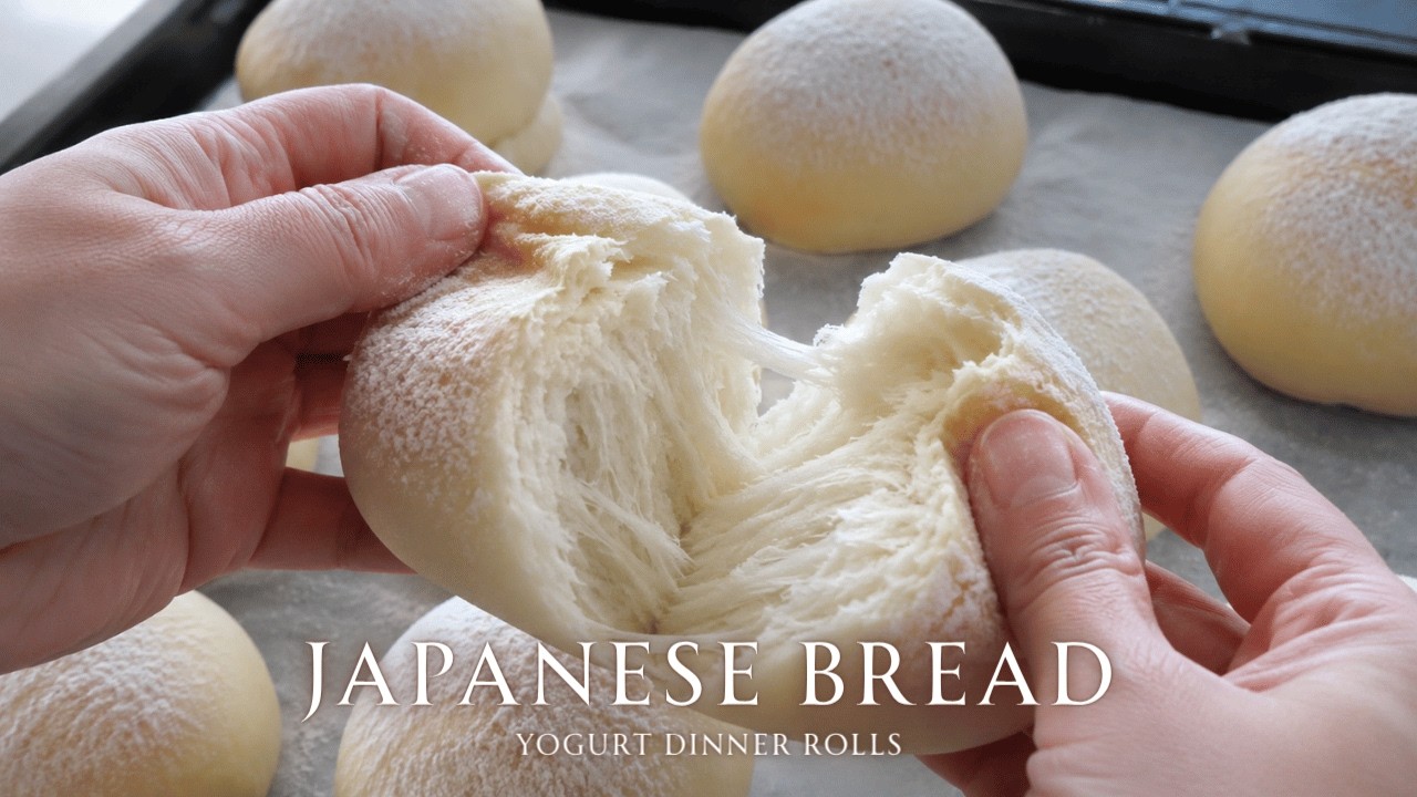 This Soft Japanese Yogurt Bread Only Needs 5 Minutes of Kneading | A Quiet Morning in July