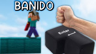 Banindo os HACKERS do HYPIXEL com um BOTÃO GIGANTE