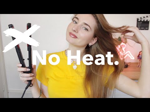 How to Straighten Hair with No Heat. (Every girl should know)