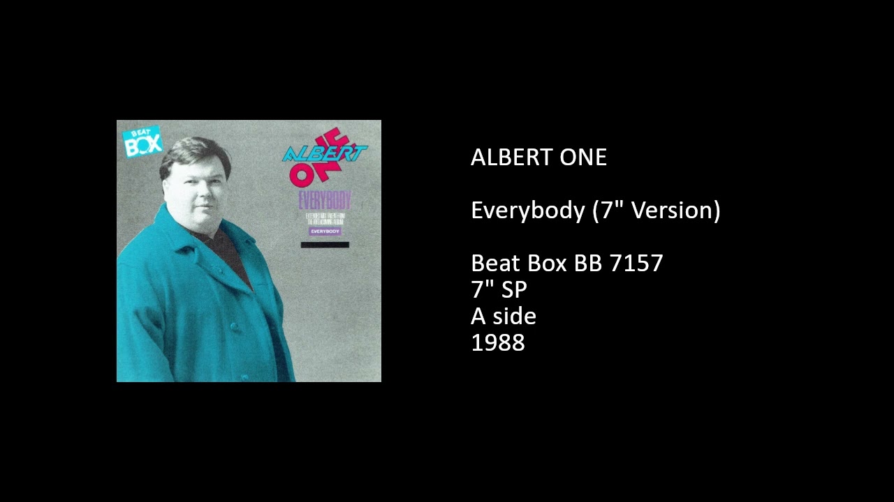 ALBERT ONE - Everybody (7'' Version) - 1988 - YouTube