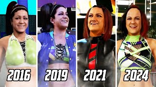 Bayley Evolution In WWE Games (WWE 2K17 - WWE 2K24)