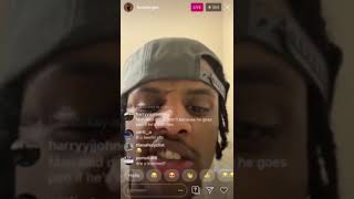 CGM HORRID1 MAKES FUN OF ZONE 2 TRIZZAC ON INSTAGRAM LIVE