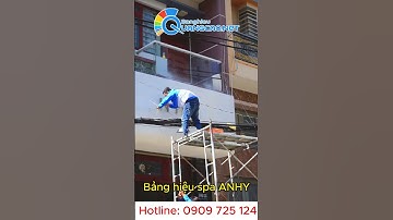 Thi công Bảng hiệu spa ANHY - Banghieuquangcaonet