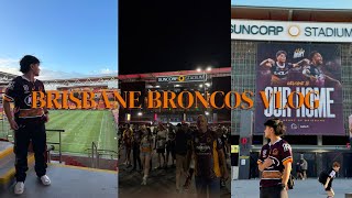 BRONCOS FAN FIRST TIME ATTENDING NRL GAME | Round 2, 2024 - Broncos V Rabbitohs | Vlog