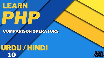 PHP Comparison Operators Tutorial in Hindi / Urdu
