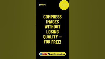 🖼️ Compress images without losing quality. Fast & free! #ImageHack #TinyPNG #foryou #fyp
