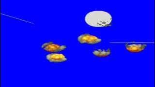 Mega Man X6 Explosion [Blue Screen]