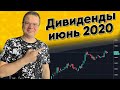 ДИВИДЕНДЫ ПО АКЦИЯМ - ИЮНЬ 2020