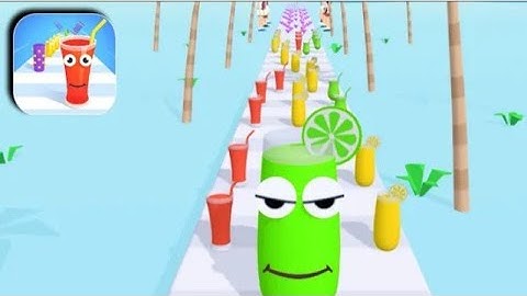 Juice Run Gameplay Walkthrough All Levels iOS, Android Mobile Game Update  Alltrailer Pro All Level