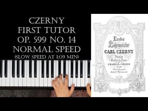 carl-czerny---first-tutor---op.-599-no.-14-/-tutorial-&-free-sheets-(piano)-[mom-with-grand-piano]