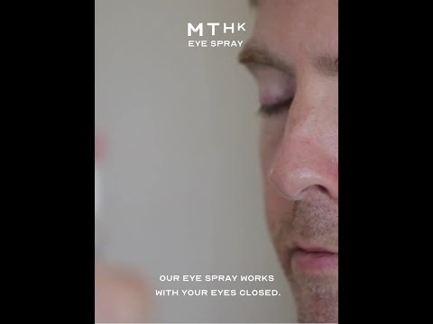 HOW TO USE MTHK EYE SPRAY WITH EYES SHUT