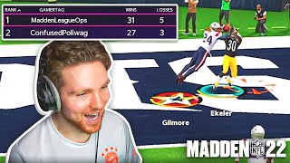 #1 vs #2 RANKED Madden 22 Ultimate Team game of the year!