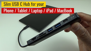 7-in-1 USB C Hub | Type C to HDMI | 4K Display | For Windows, Android, MacBook Pro/Air, iPad Pro