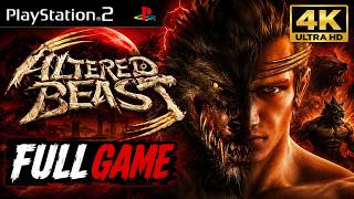 Altered Beast PS2 Full Game — All Bosses & Ending [4K 60FPS] No Commentary Longplay