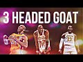 LeBron James X Kobe Bryant X Michael Jordan NBA Mix “3 Headed Goat”