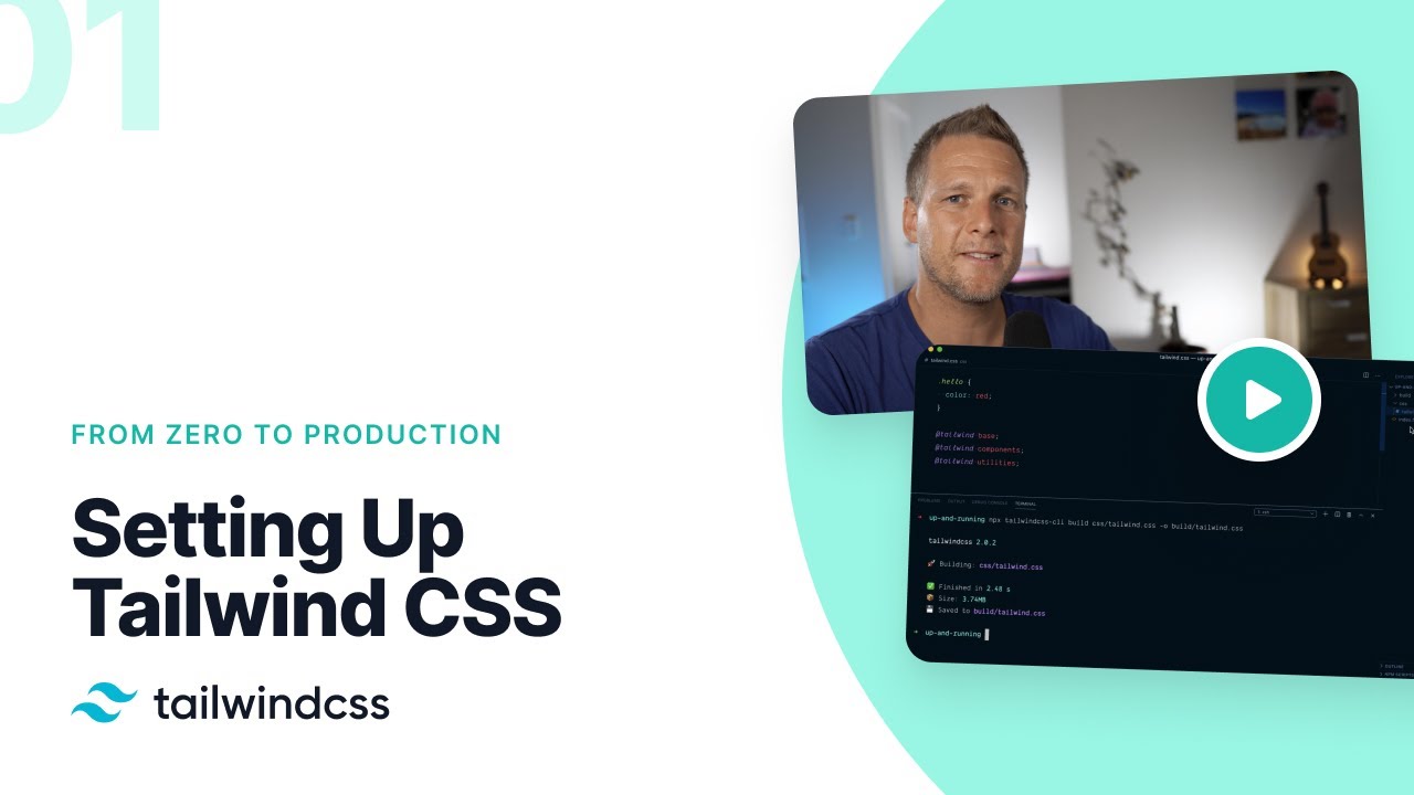 Setting Up Tailwind CSS – Tailwind CSS: From Zero to Production