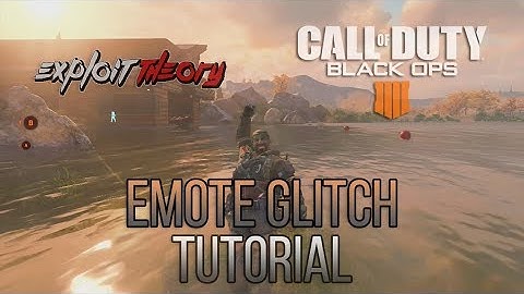 EMOTE GLITCH | Call of Duty Black Ops 4 | Tutorial