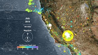 On july 5, 2019, the largest earthquake to strike california in 20
years occurred near town of ridgecrest with a moment magnitude 7.1
following magn...