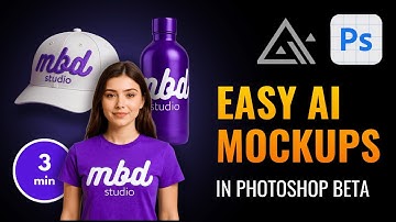 Generate AI Mockups in Photoshop Beta with Flux Kontext Pro