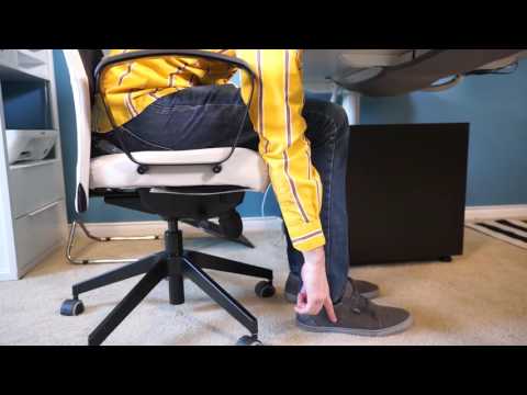 home-office-tips:-ergonomic-chair-&-standing-desk-–-ikea-home-tour