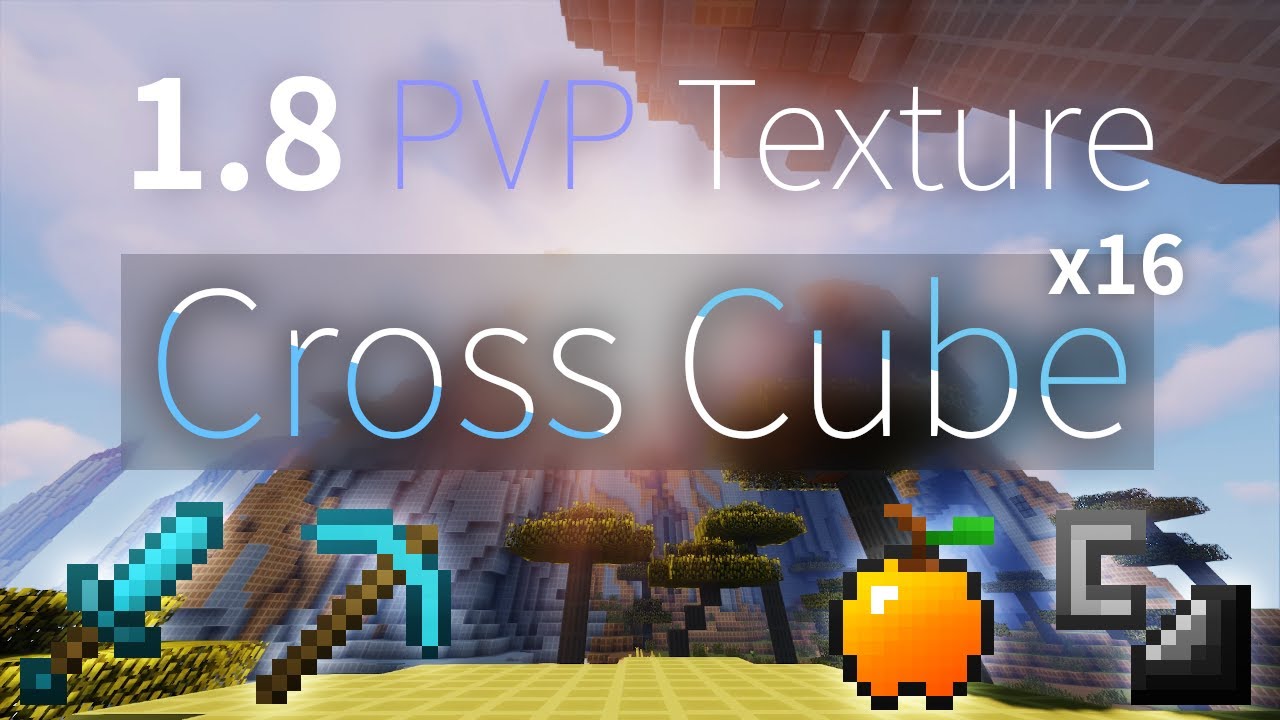 Minecraft Pvp Texture Pack Crosscube X16 Youtube