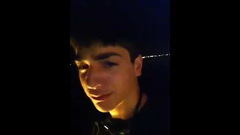 Wearing my friends glasses