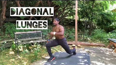 How to do: Diagonal Lunges
