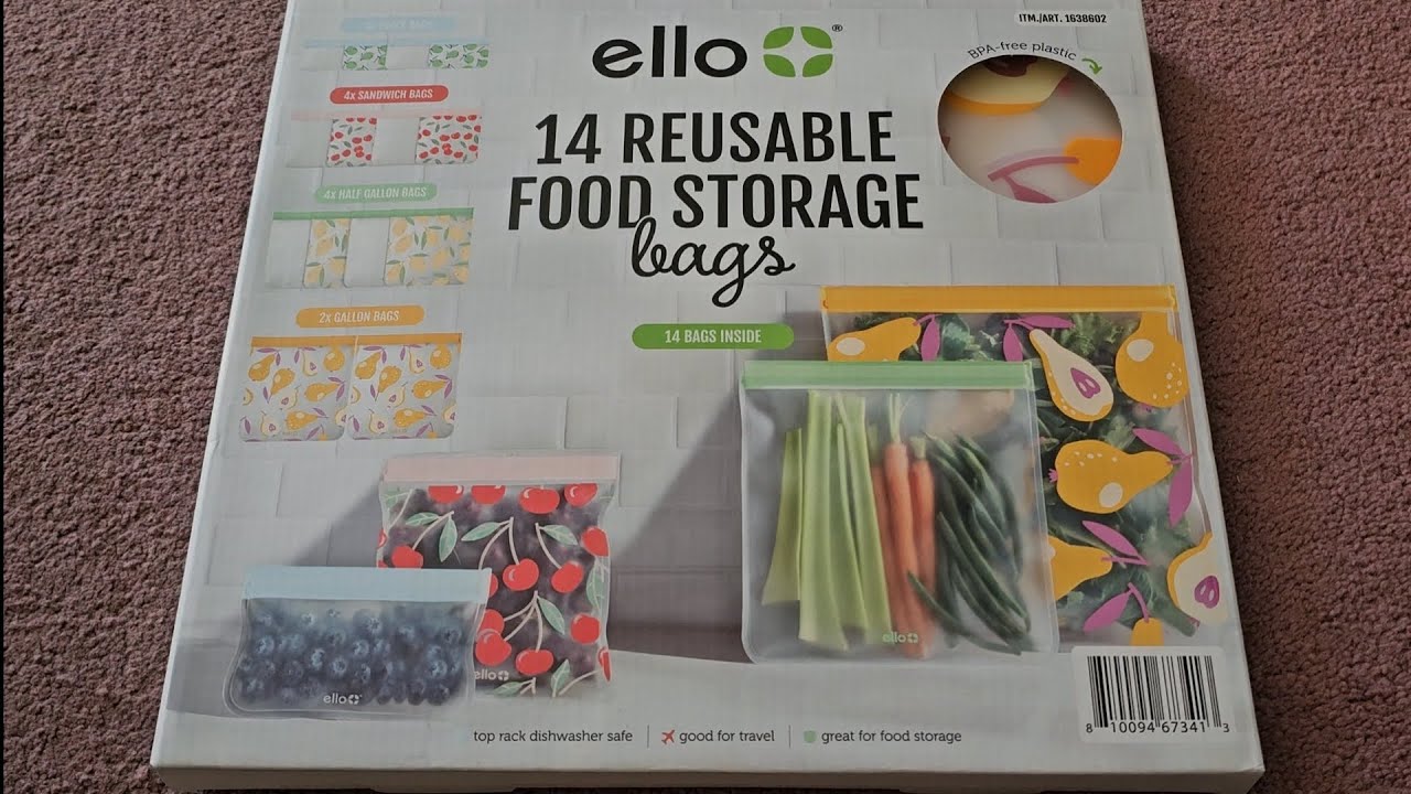 Ello 6PK Reusable Food Storage Bags curated on LTK