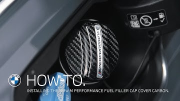Applying the BMW M Performance Fuel Filler Cap Carbon Cover - How To