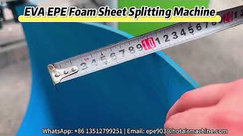 EVA EPE Foam Sheet Splitting Machine | Automatic Splitter