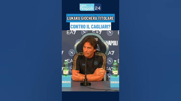 LUKAKU titolare in CAGLIARI-NAPOLI❓ Ecco com'ha risposto CONTE ⚠️