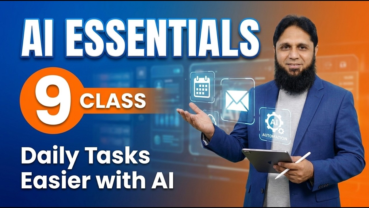 Simplify Daily Office Tasks with AI: Course Class 9 Insights