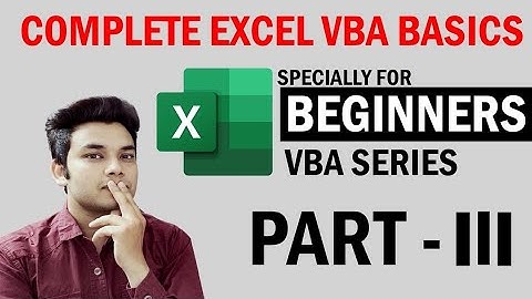 Excel VBA Series Part - 3 | Variables in VBA Excel | How to Use Variables in Excel VBA | Excel VBA
