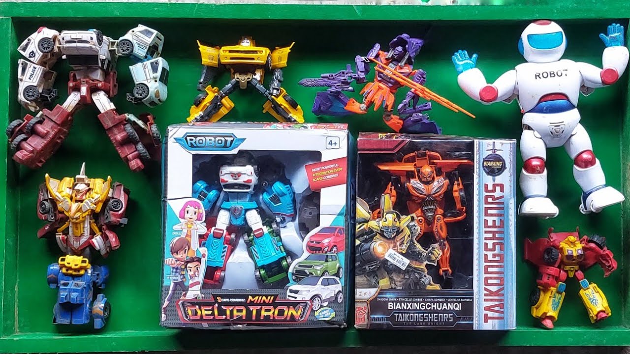 Unboxing Dan Review Mainan Baru, Tobot Deltatron, Tobot Quatran ...