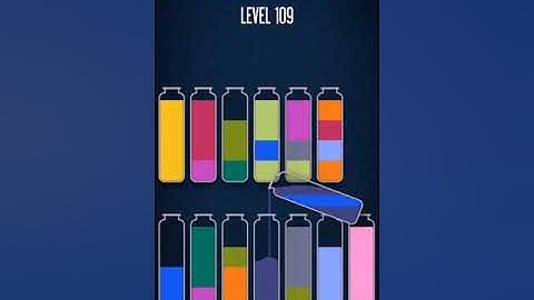 Water sort puzzle level 109