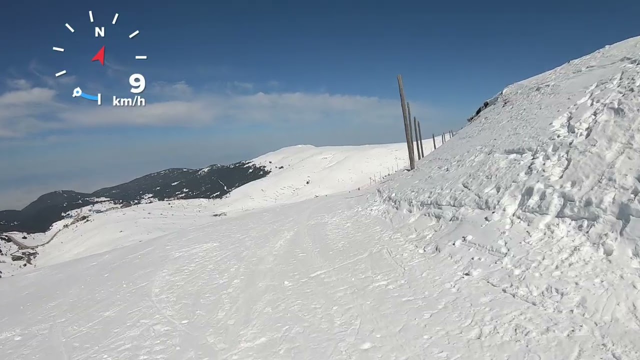 Uludağ Kuşaklıkaya Pisti'nin en tepesinden