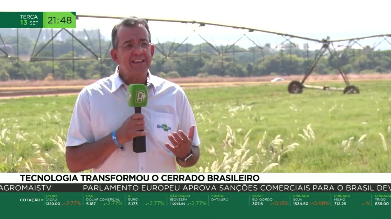 Tecnologia transformou o cerrado brasileiro