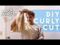*REGRETS* i follow a diy curly haircut tutorial | UNICORN CUT