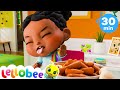 Yes Yes VEGETABLES! | Lellobee  Nursery Rhymes & Baby Songs | Learning Videos For Kids