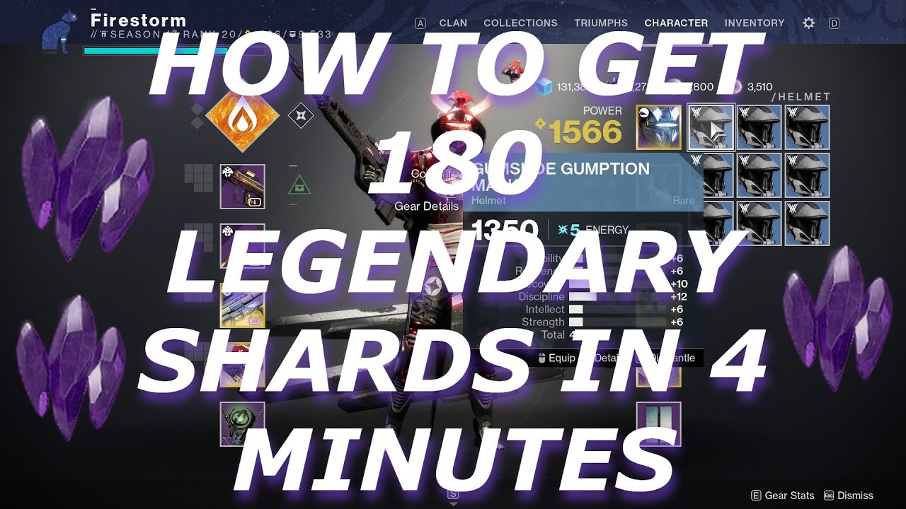 Easy and fast legendary shards farm! | Destiny 2