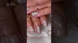 30 minutes work, Nails Tutorial fill in short Nail, new design gelart  nailart sanPatricknails