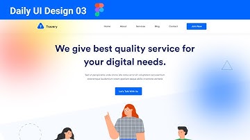Daily UI Design Draw - Digital Agency Landing Page With Figma