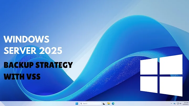 How To Configure Windows Server 2025 Backup Strategy with VSS | Step by Step Guide
