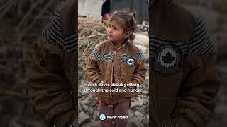 Low temperatures and limited access to essentials are making daily life increasingly difficult