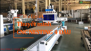 Giới thiệu máy cnc 4 đầu Holztek Pro-R4A.
