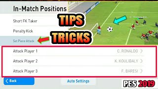 Tricks to Set Piece Attack in PES 2019 MOBILE