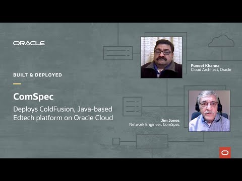 ComSpec Deploys ColdFusion, Java-based Edtech platform on Oracle Cloud