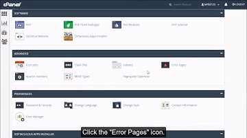 cPanel - Creating Custom Error Pages