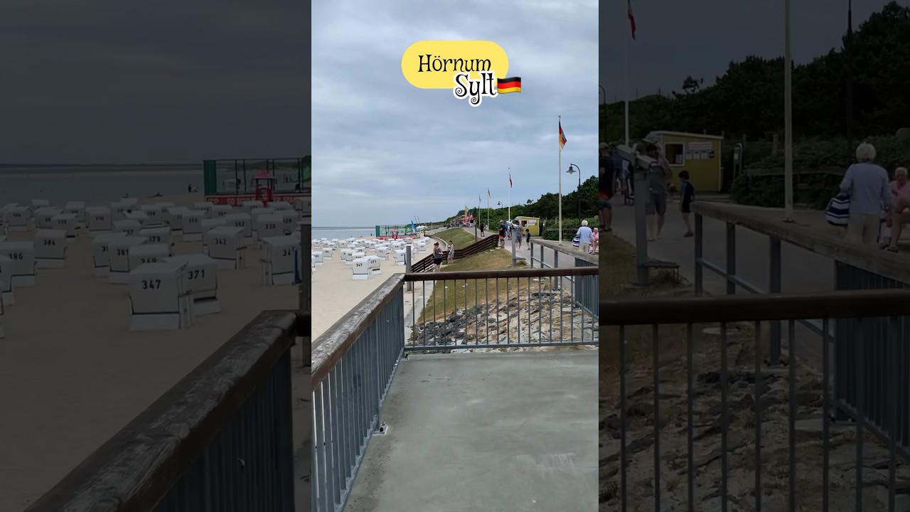 ⁣Hörnum Sylt Germany #4k #beach #beachlife #beachvibes #beaches #people #germangirl