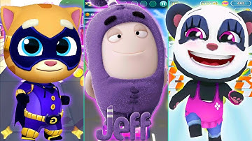 Talking Tom Hero Dash, Oddbods Turbo Run, Panda Panda Runner Android Gameplay
